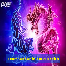 acompanhante em cruzeiro